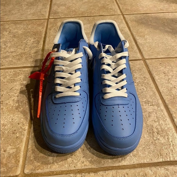 Off white Nike Air Force blue - Picture 4 of 6